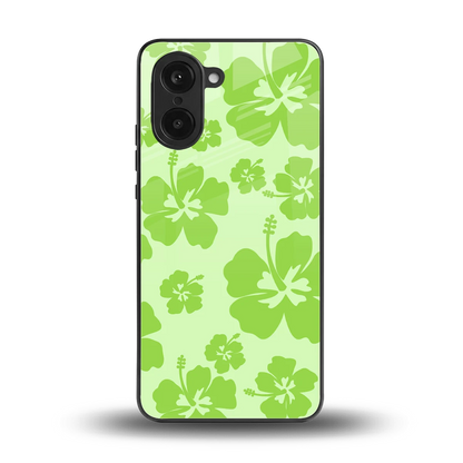 Wildflower Green back phone cover | glass case for oneplus nord ce5 5g