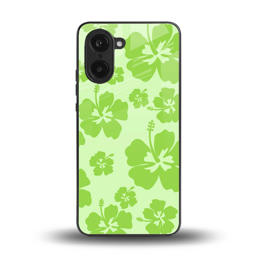 Wildflower Green back phone cover | glass case for oneplus nord ce5 5g