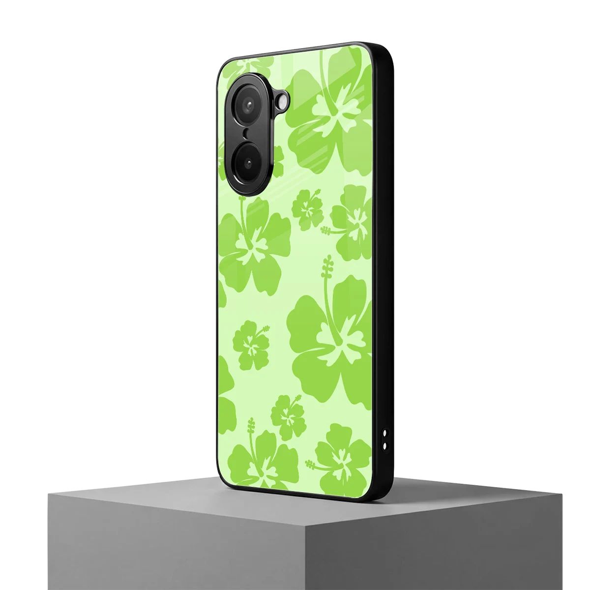 Wildflower Green oneplus nord ce5 5g mobile cover | shockproof glass phone case