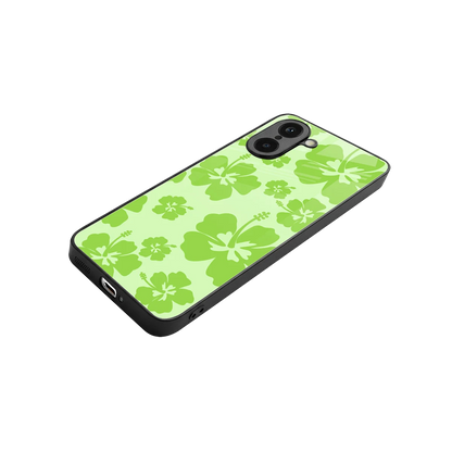 Wildflower Green stylish phone case for oneplus nord ce5 5g | glossy glass and slim fit