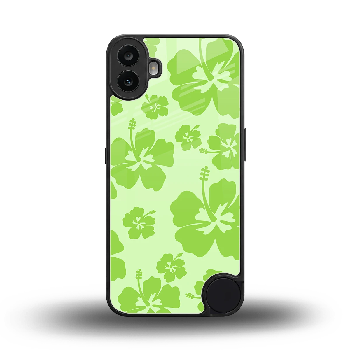 Wildflower Green back phone cover | glass case for cmf nothing phone 1