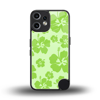 Wildflower Green back phone cover | glass case for cmf nothing phone 2 pro