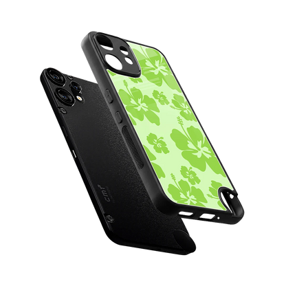 Wildflower Green sleek cmf nothing phone 2 pro cover with tempered glass back and TPU edges