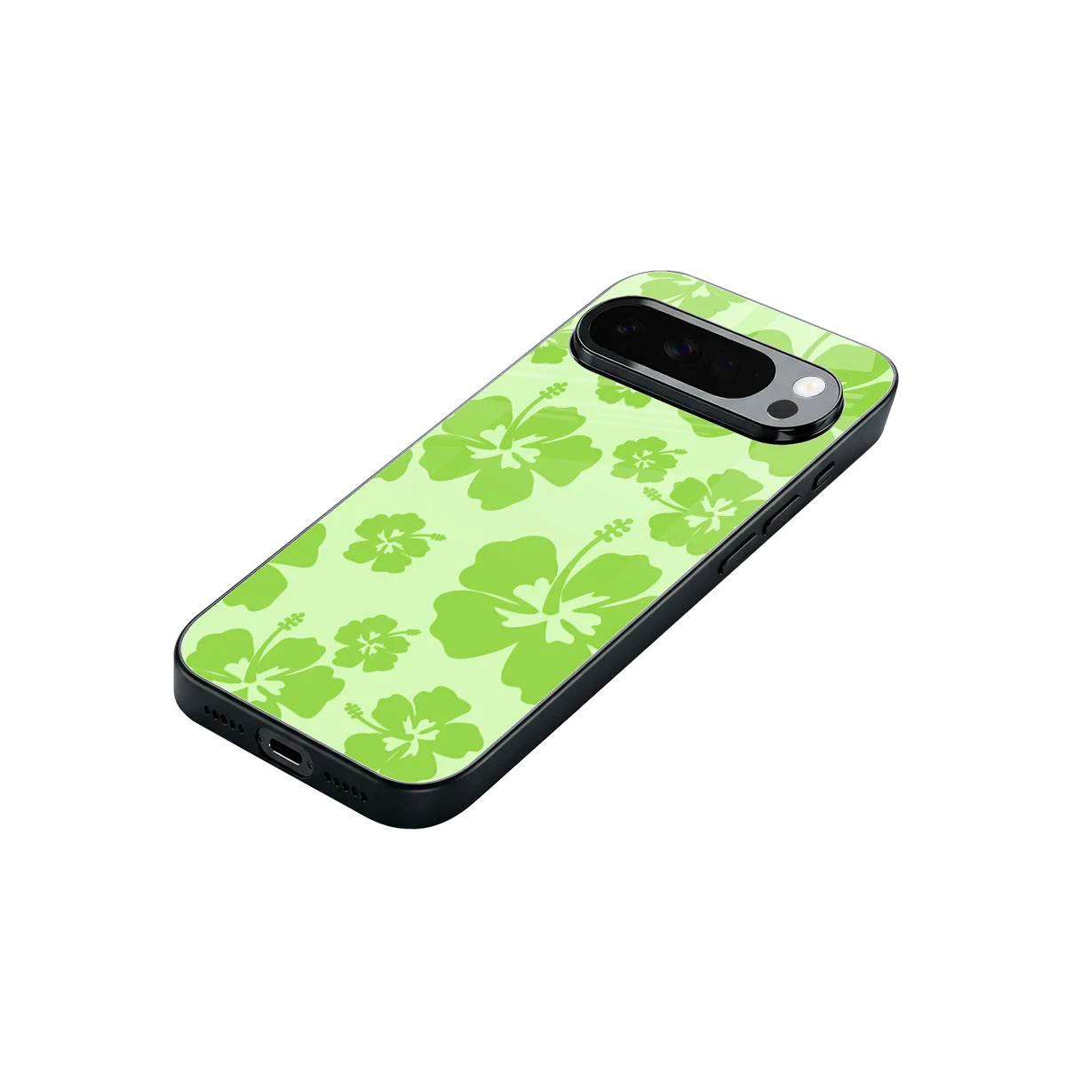 Wildflower Green stylish phone case for google pixel 10 pro xl | glossy glass and slim fit