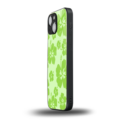 Wildflower Green iphone 12 mini mobile cover | shockproof glass phone case