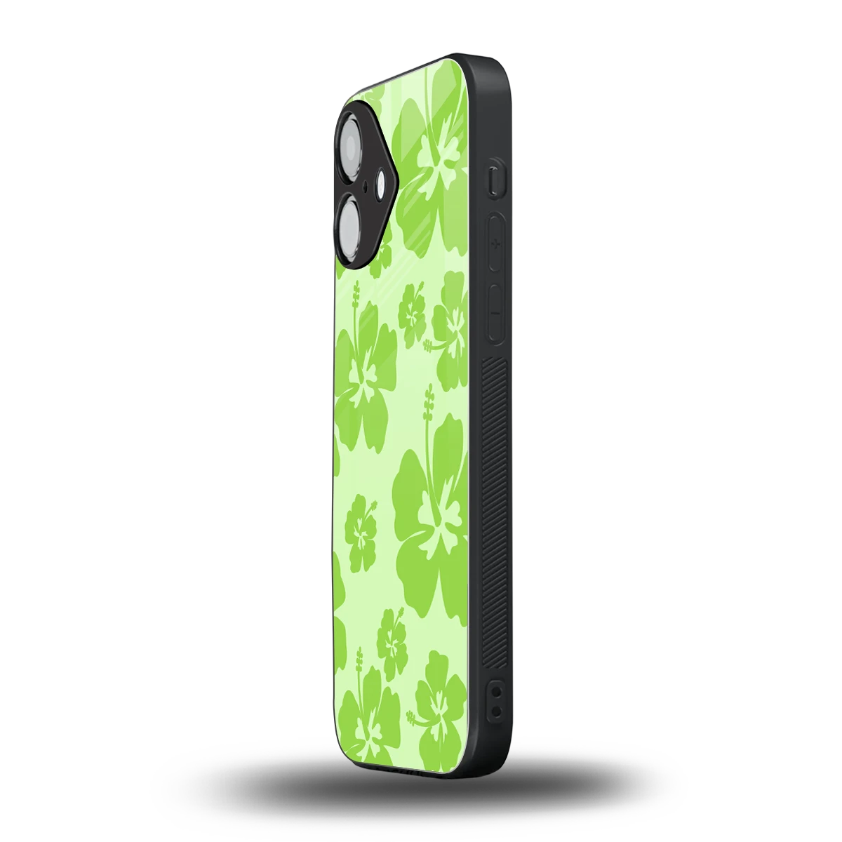 Wildflower Green iPhone 16 mobile cover | shockproof glass phone case