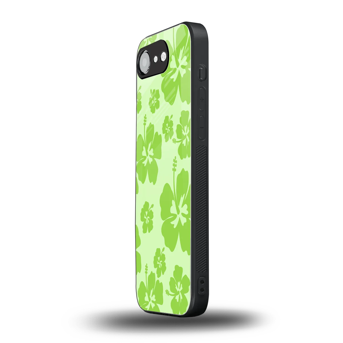 Wildflower Green iphone 17e mobile cover | shockproof glass phone case