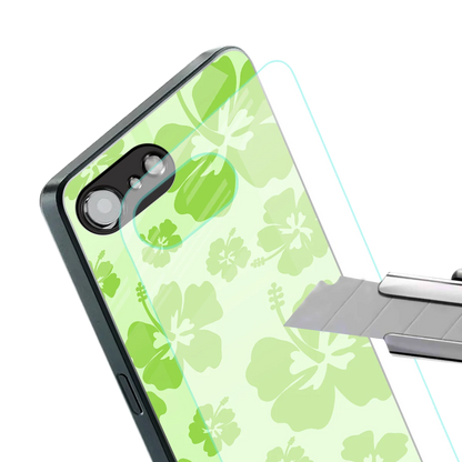 Wildflower Green stylish phone case for iphone 17e | glossy glass and slim fit