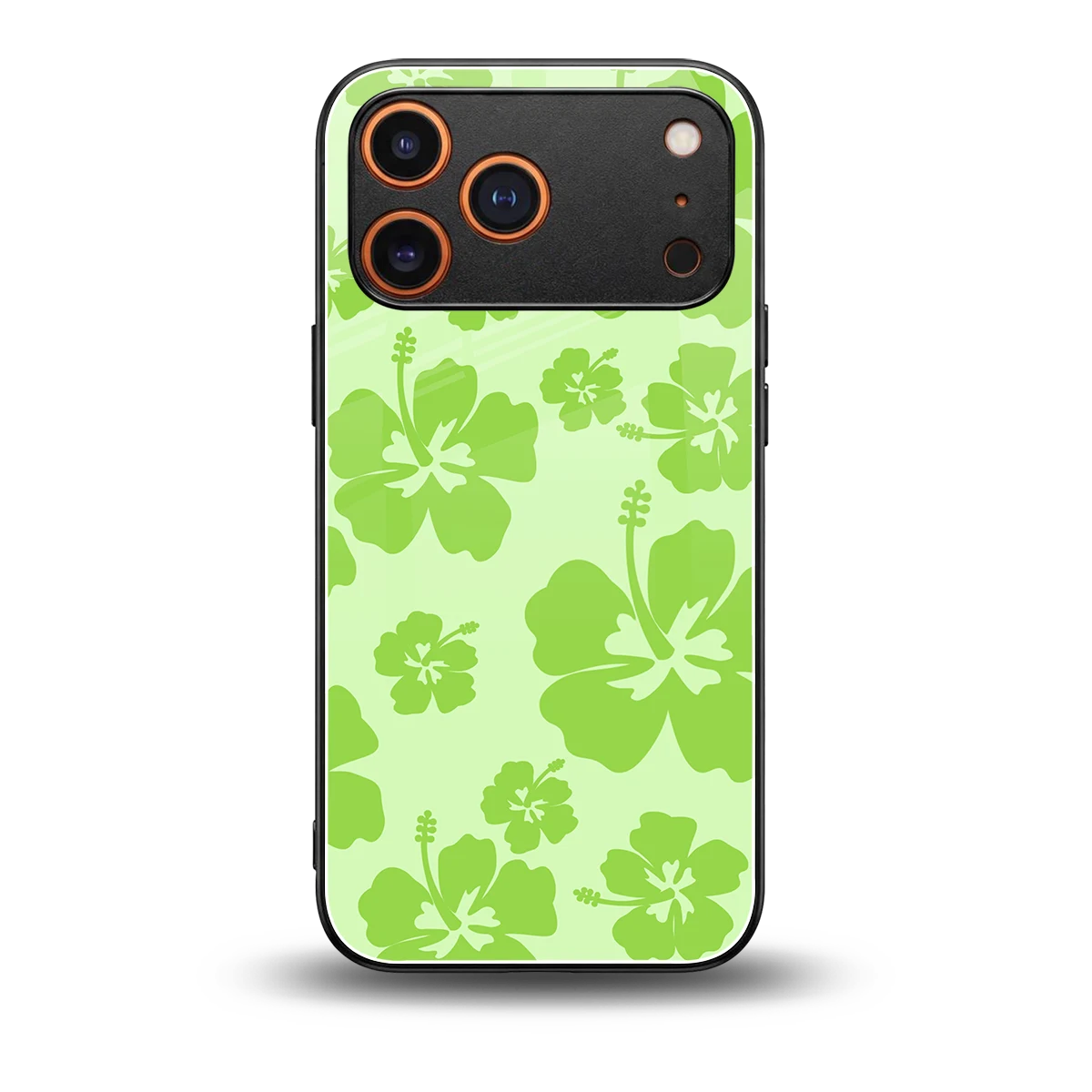Wildflower Green back phone cover | glass case for iphone 17 pro