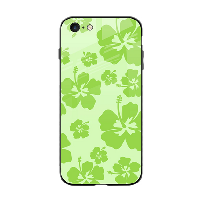 Wildflower Green back phone cover | glass case for iphone 6s