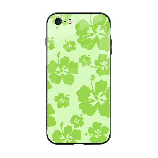 Wildflower Green back phone cover | glass case for iphone 6s plus