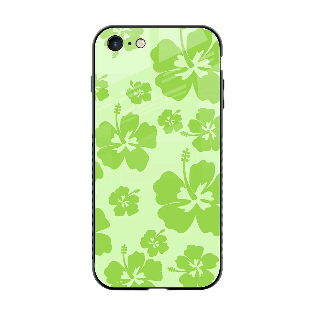 Wildflower Green back phone cover | glass case for iphone 7