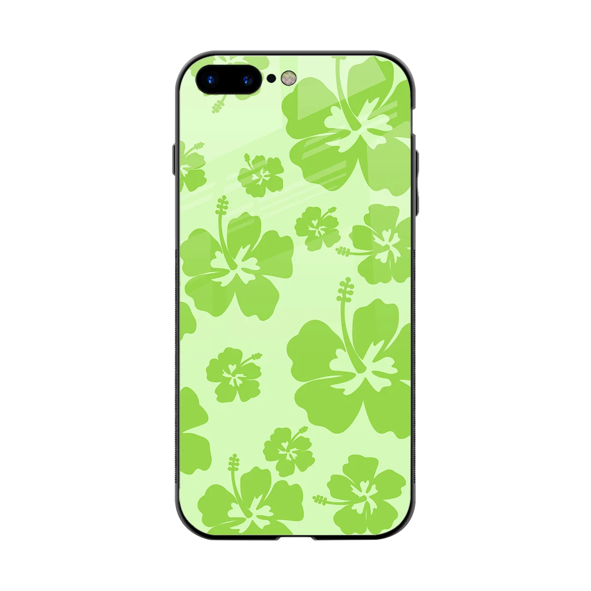 Wildflower Green back phone cover | glass case for iphone 8 plus