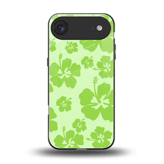 Wildflower Green back phone cover | glass case for iphone air