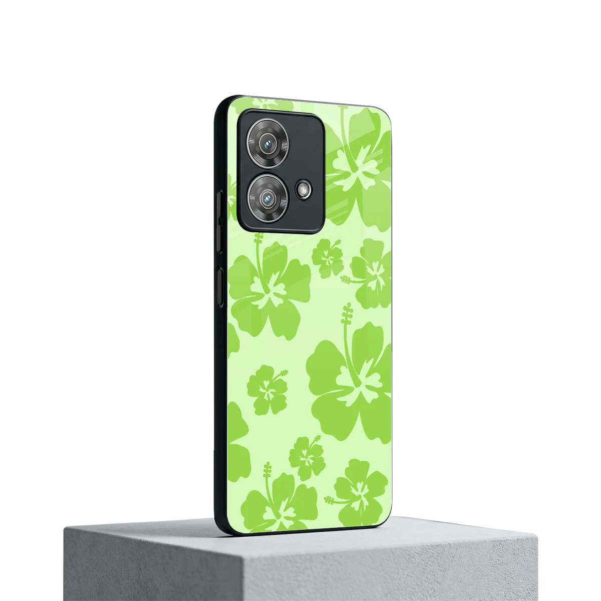 Wildflower Green motorola edge 40 neo 5g mobile cover | shockproof glass phone case