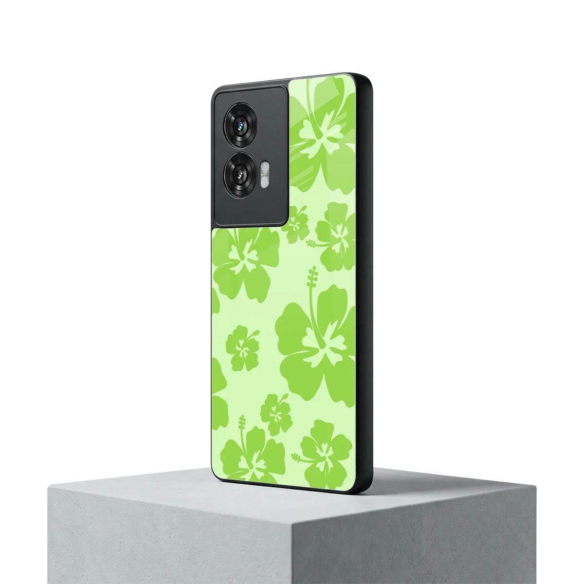 Wildflower Green motorola edge 50 fusion mobile cover | shockproof glass phone case