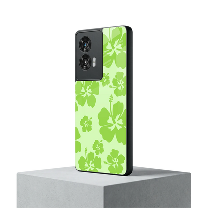 Wildflower Green motorola edge 50 fusion mobile cover | shockproof glass phone case