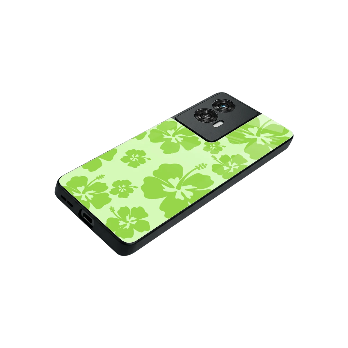 Wildflower Green stylish phone case for motorola edge 50 fusion | glossy glass and slim fit