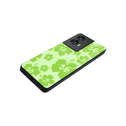 Wildflower Green stylish phone case for motorola edge 50 fusion | glossy glass and slim fit