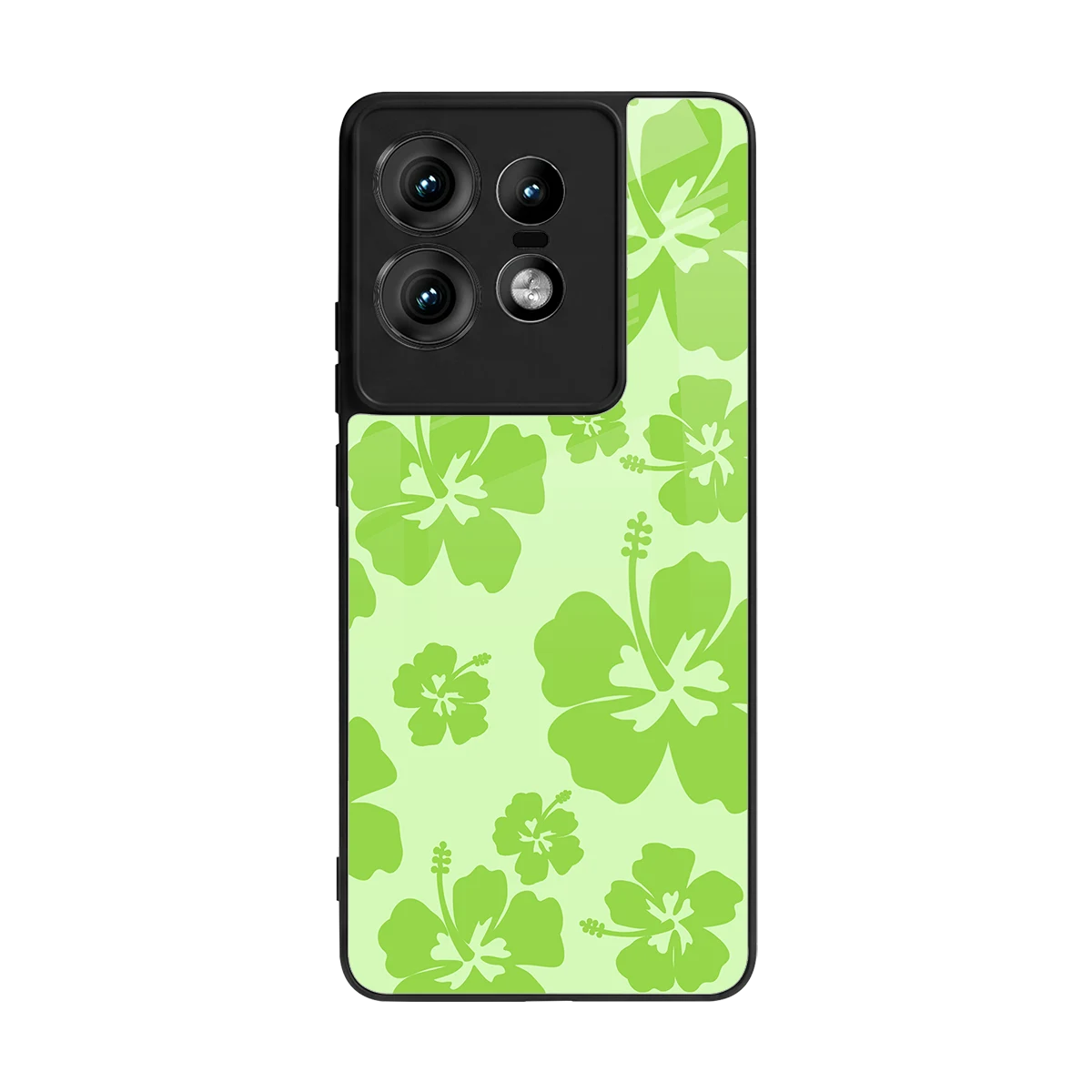 Wildflower Green back phone cover | glass case for motorola edge 50 pro