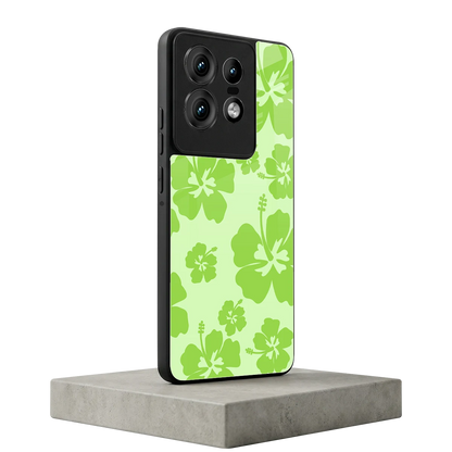 Wildflower Green motorola edge 50 pro mobile cover | shockproof glass phone case