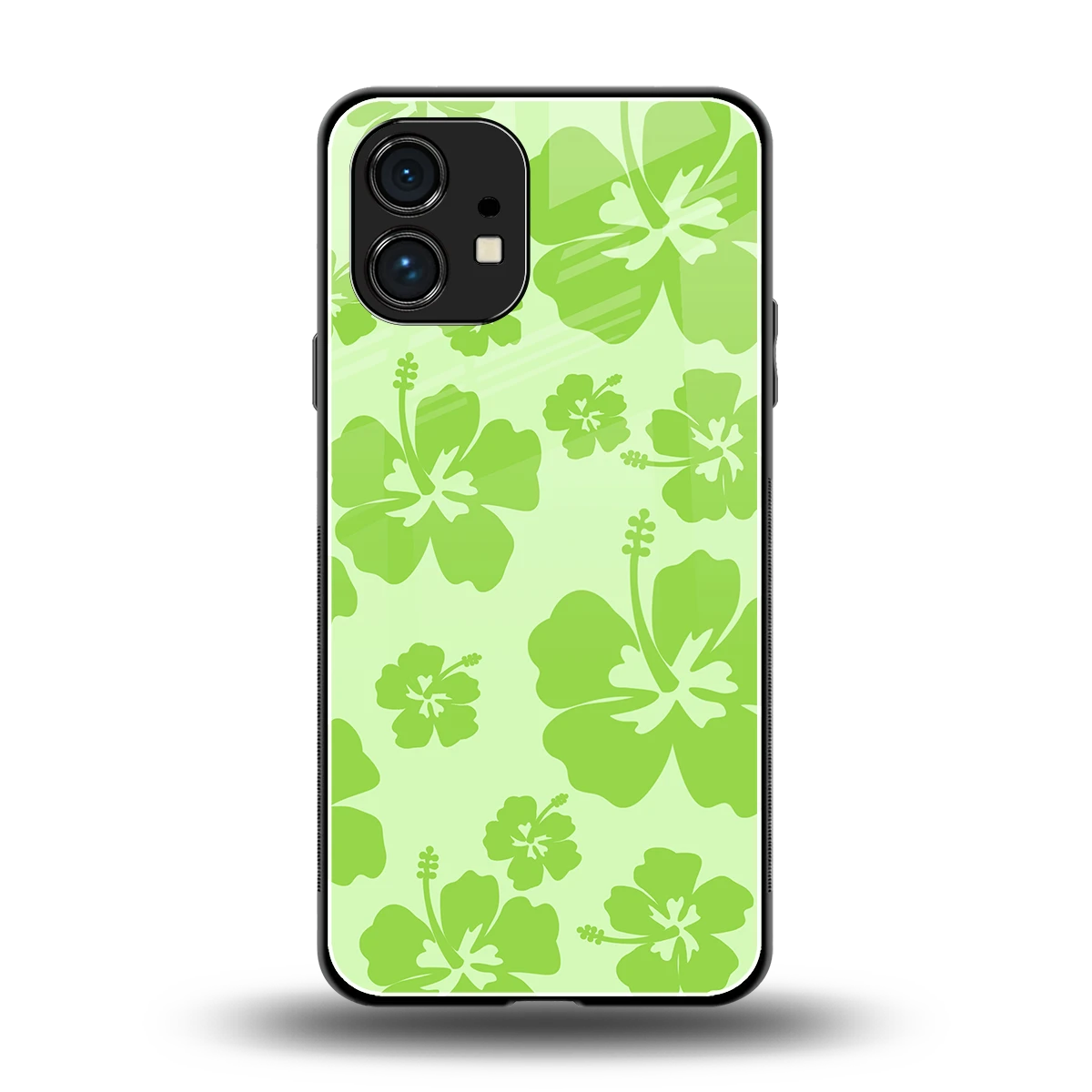 Wildflower Green back phone cover | glass case for nothing phone 1