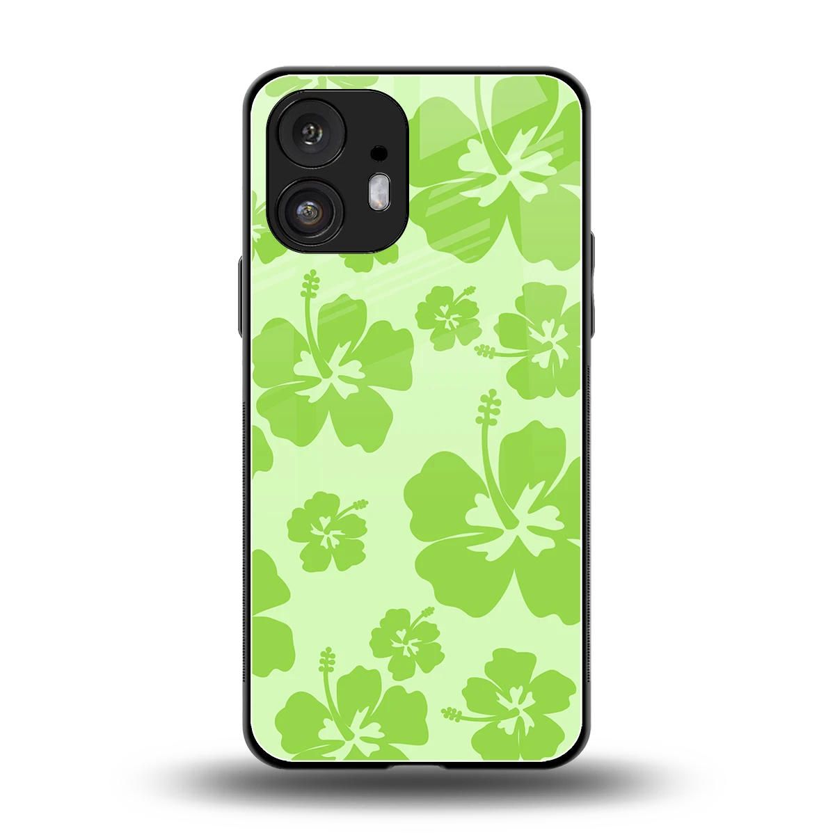 Wildflower Green back phone cover | glass case for nothing phone 2
