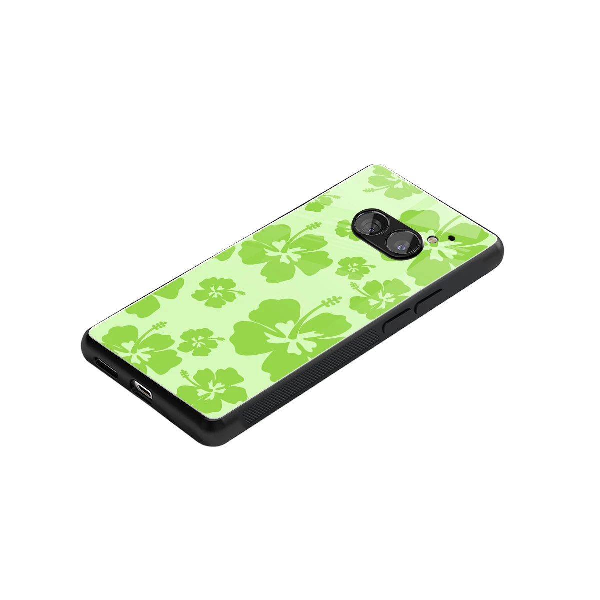 Wildflower Green stylish phone case for nothing phone 2a | glossy glass and slim fit