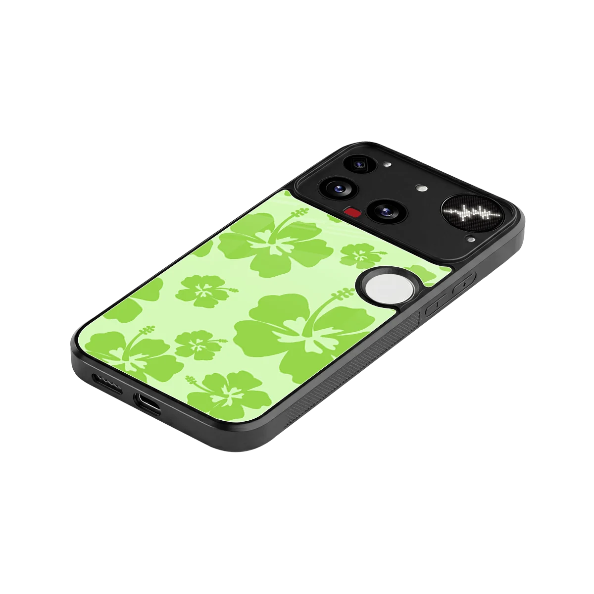 Wildflower Green stylish phone case for nothing phone 3 | glossy glass and slim fit