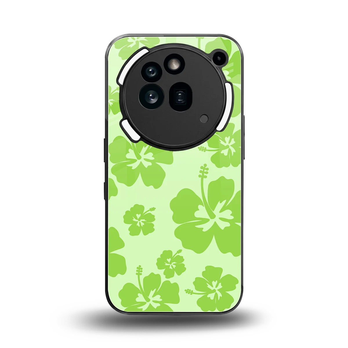 Wildflower Green back phone cover | glass case for nothing phone 3a pro