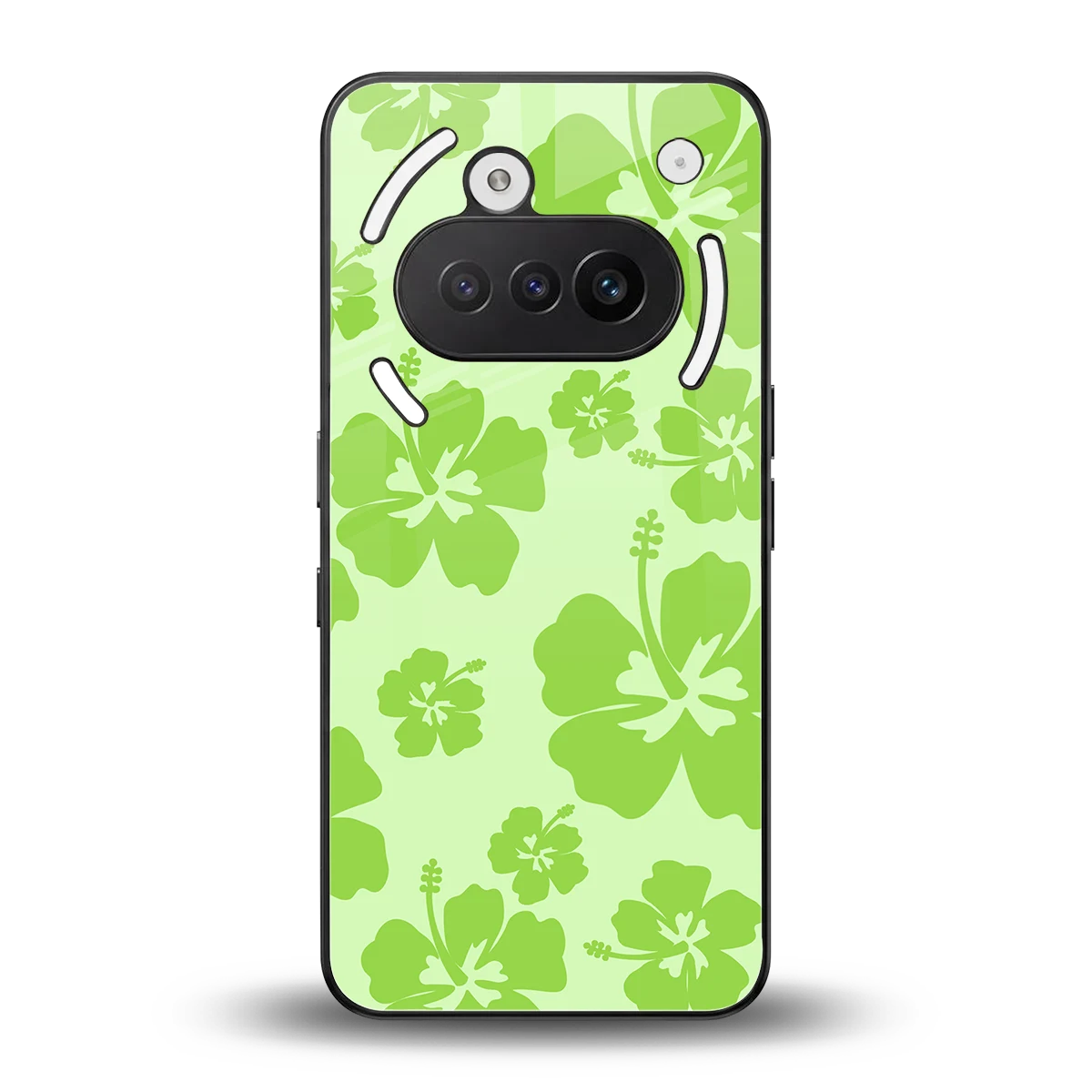 Wildflower Green back phone cover | glass case for nothing phone 3a