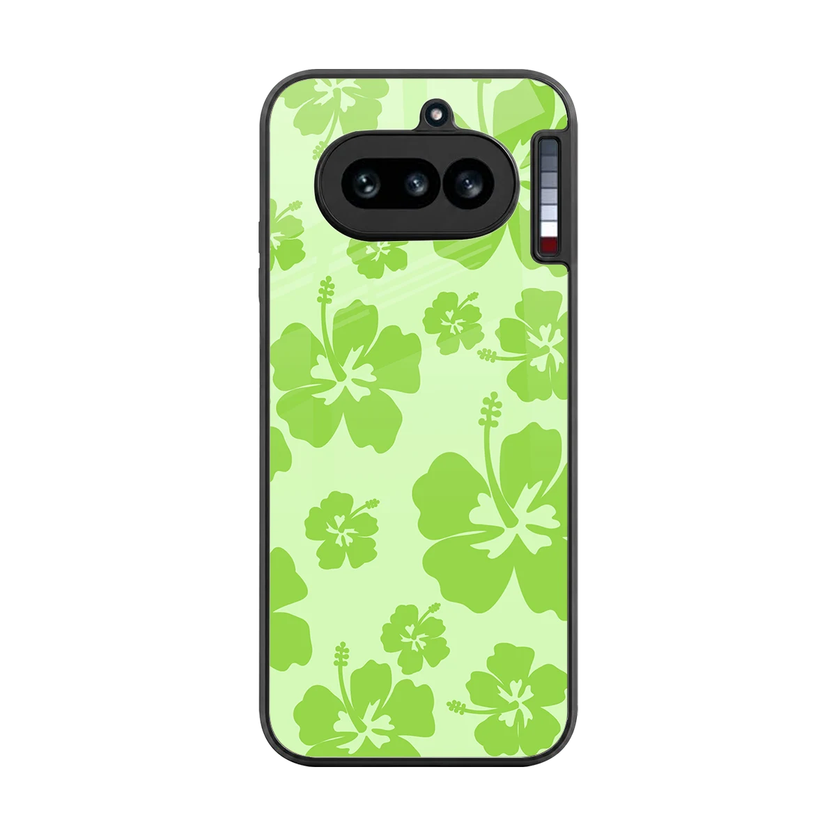 Wildflower Green back phone cover | glass case for nothing phone 4a