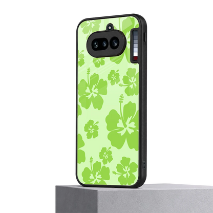 Wildflower Green nothing phone 4a mobile cover | shockproof glass phone case