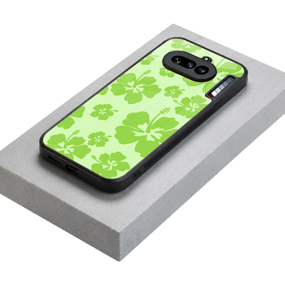 Wildflower Green stylish phone case for nothing phone 4a | glossy glass and slim fit