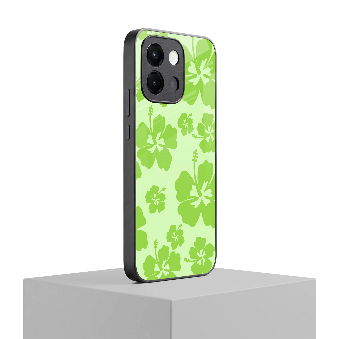 Wildflower Green oneplus 13s mobile cover | shockproof glass phone case