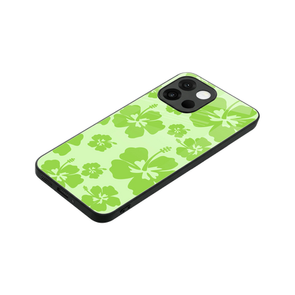 Wildflower Green stylish phone case for oneplus 13s | glossy glass and slim fit