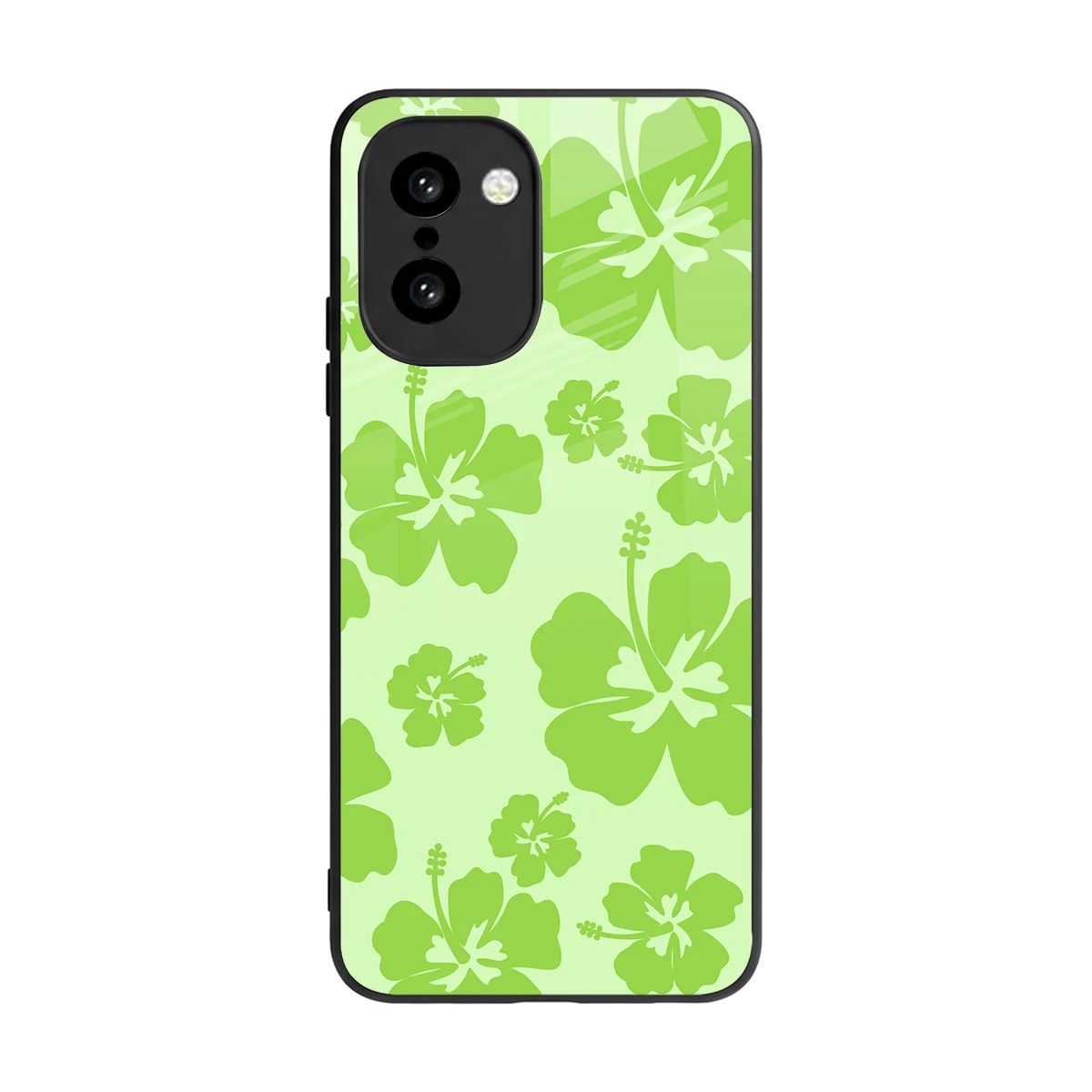 Wildflower Green back phone cover | glass case for oneplus 15r