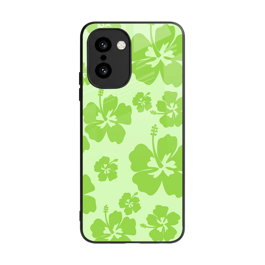 Wildflower Green back phone cover | glass case for oneplus 15r