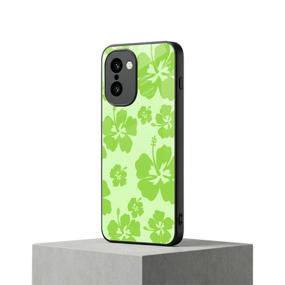 Wildflower Green oneplus 15r mobile cover | shockproof glass phone case