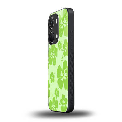 Wildflower Green oneplus nord 3 mobile cover | shockproof glass phone case