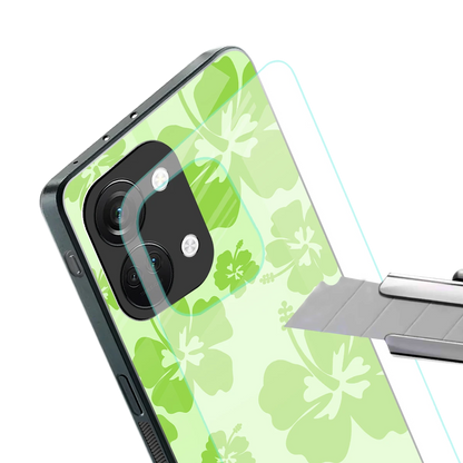 Wildflower Green stylish phone case for oneplus nord 3 | glossy glass and slim fit