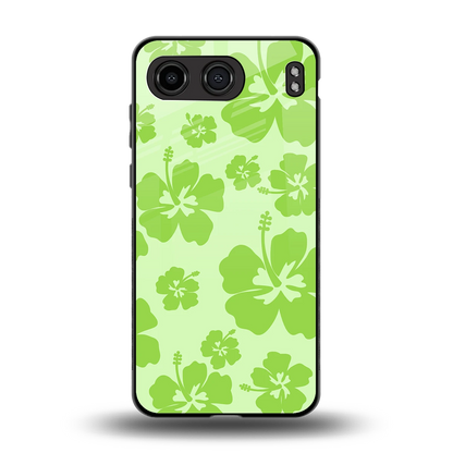 Wildflower Green back phone cover | glass case for oneplus nord 4