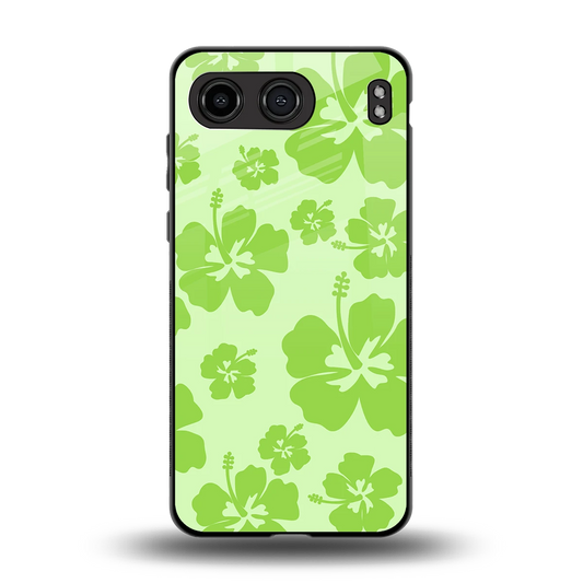 Wildflower Green back phone cover | glass case for oneplus nord 4