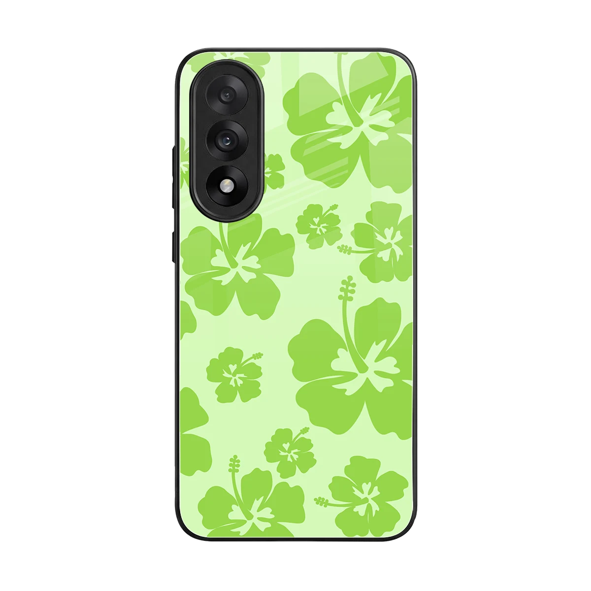 Wildflower Green back phone cover | glass case for oneplus nord 5