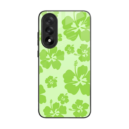 Wildflower Green back phone cover | glass case for oneplus nord 5