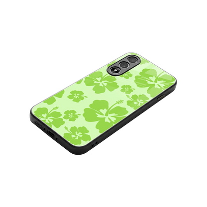 Wildflower Green stylish phone case for oneplus nord 5 | glossy glass and slim fit