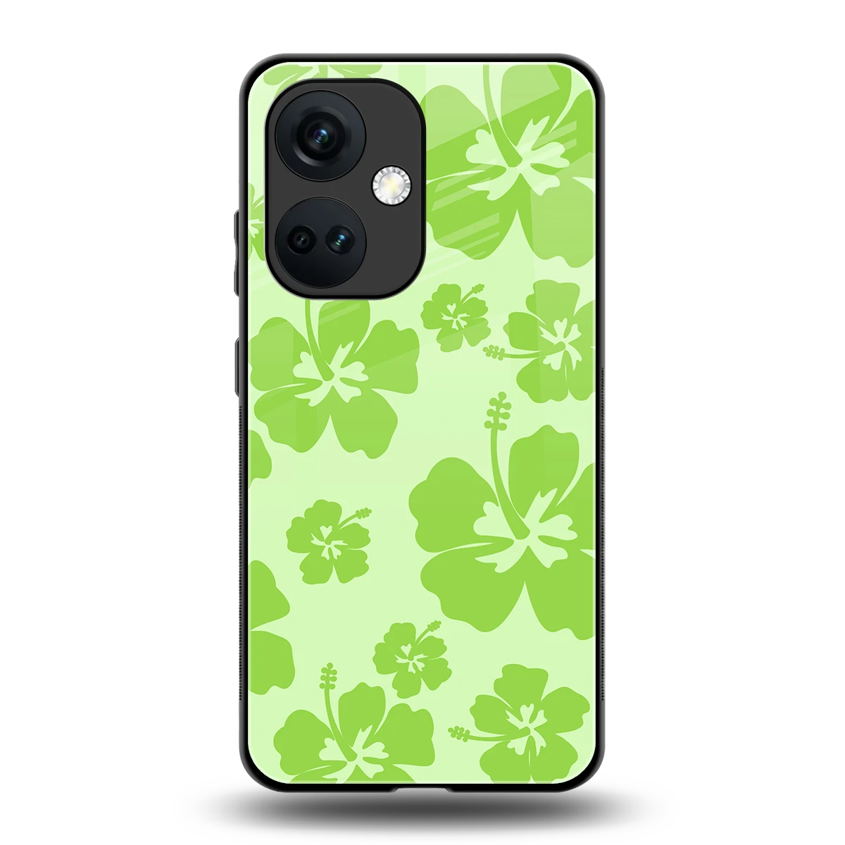 Wildflower Green back phone cover | glass case for oneplus nord ce 3