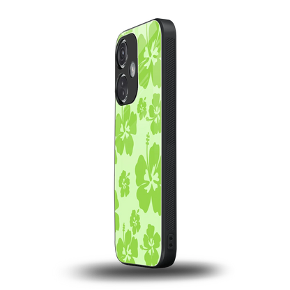 Wildflower Green oneplus nord ce 3 mobile cover | shockproof glass phone case