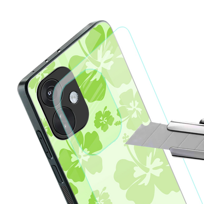 Wildflower Green stylish phone case for oneplus nord ce 3 | glossy glass and slim fit