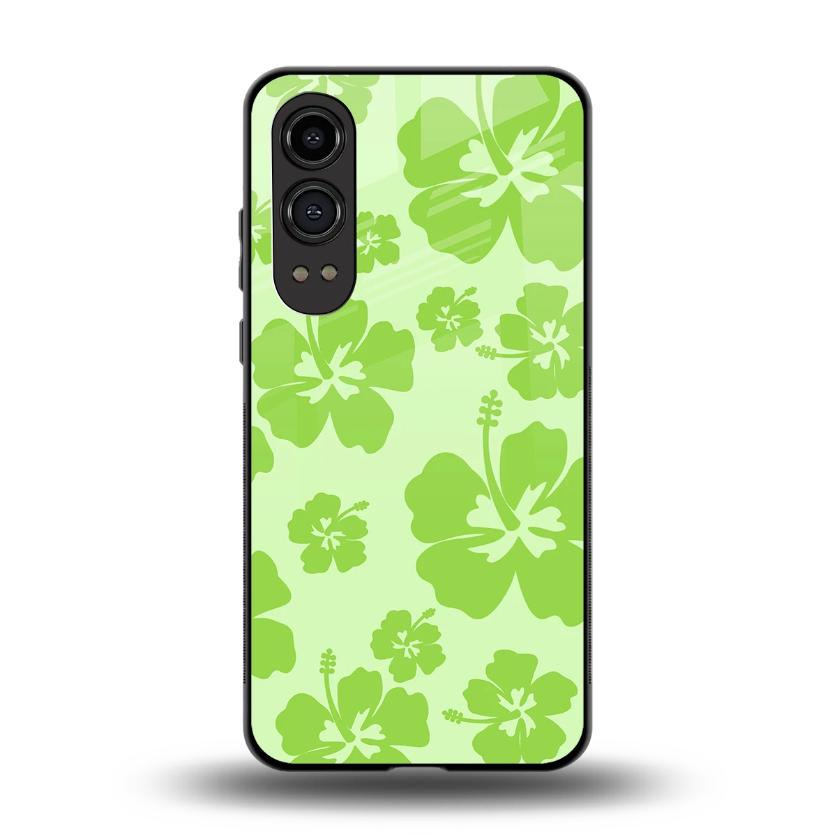 Wildflower Green back phone cover | glass case for oneplus nord ce 4 lite